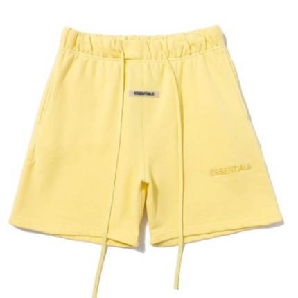 Essentials-3M-Reflection-Printed-Yellow-Short