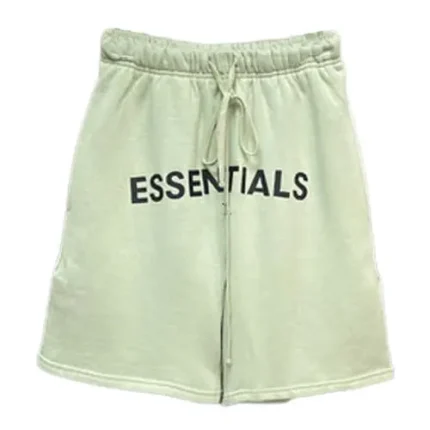 Essentials-Cotton-Loose-Green-Short